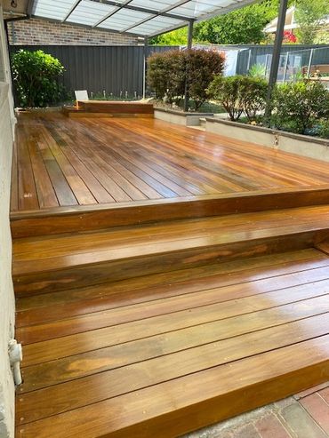 hardwood deck