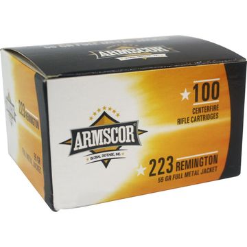 Armscorp .223 55gr FMJ 100 pack ammo