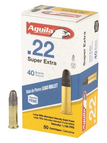 Aquila Super Extra Lead Solid Point 40 grain