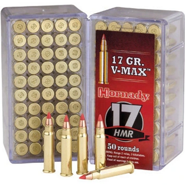 Hornady 17HMR 17gr V-max varmint express ammo