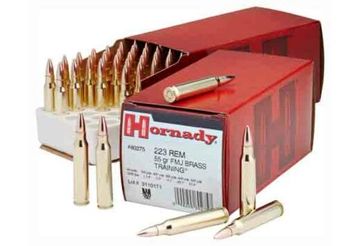 Hornady Custom .223 55gr FMJ 50 pack