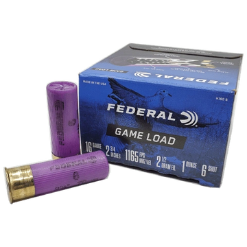 Federal Heavy Field #6 shotshells 16ga 2 3/4" 