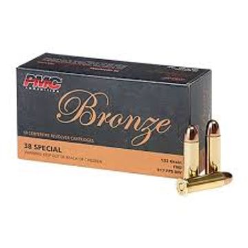 PMC Bronze .38 Special 132 grain FMJ 50 rounds