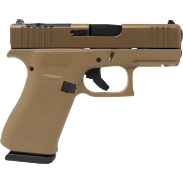 Glock 43X MOS in Coyote 