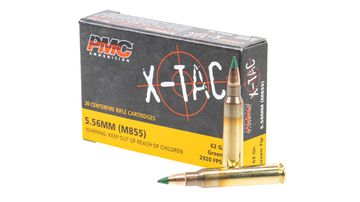PMC X-TAC 62 grain LAP 5.56mm ammo in stock in El Dorado KS