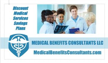Medical benefits consultation advertisement with professionals.