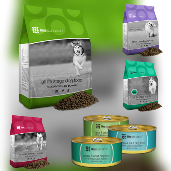 Life's Abundance Dog Food from 84GotRotts, required for lifetime guarantee| pet health and nutrition