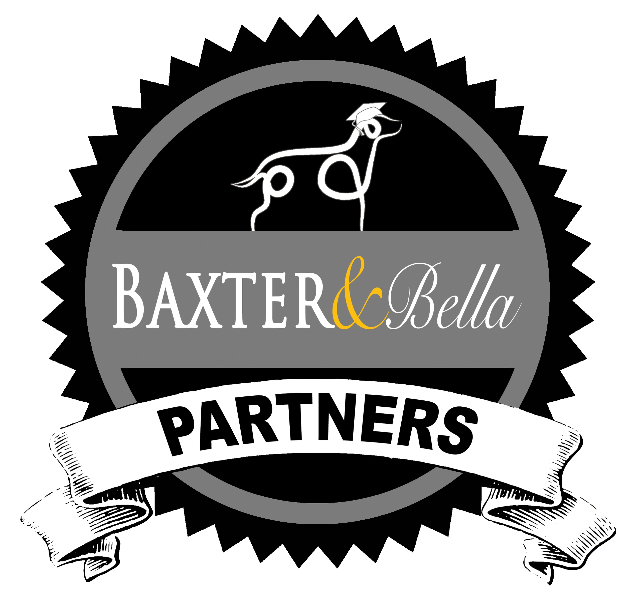 Baxter & Bella logo, partners at Scotty's California Rottweiler Ranch, #84GotRotts