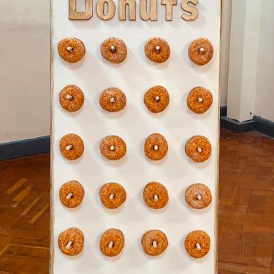 Donut wall ideal for the little ones at any party 