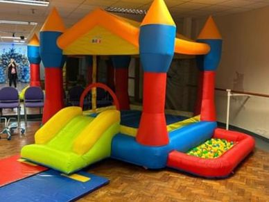 Bouncy castle to keep your toddlers busy 