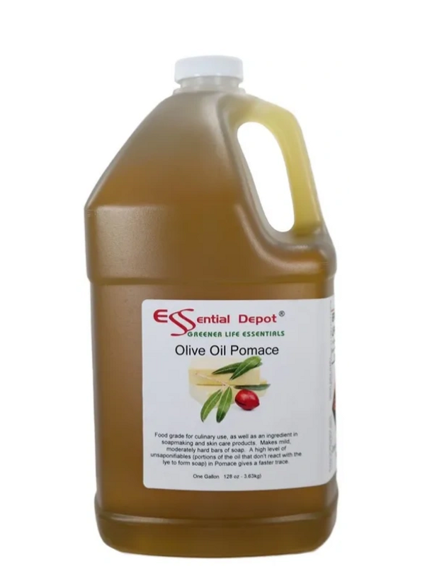 Container of organic olive oil ready to be used to create smooth whipped tallow.