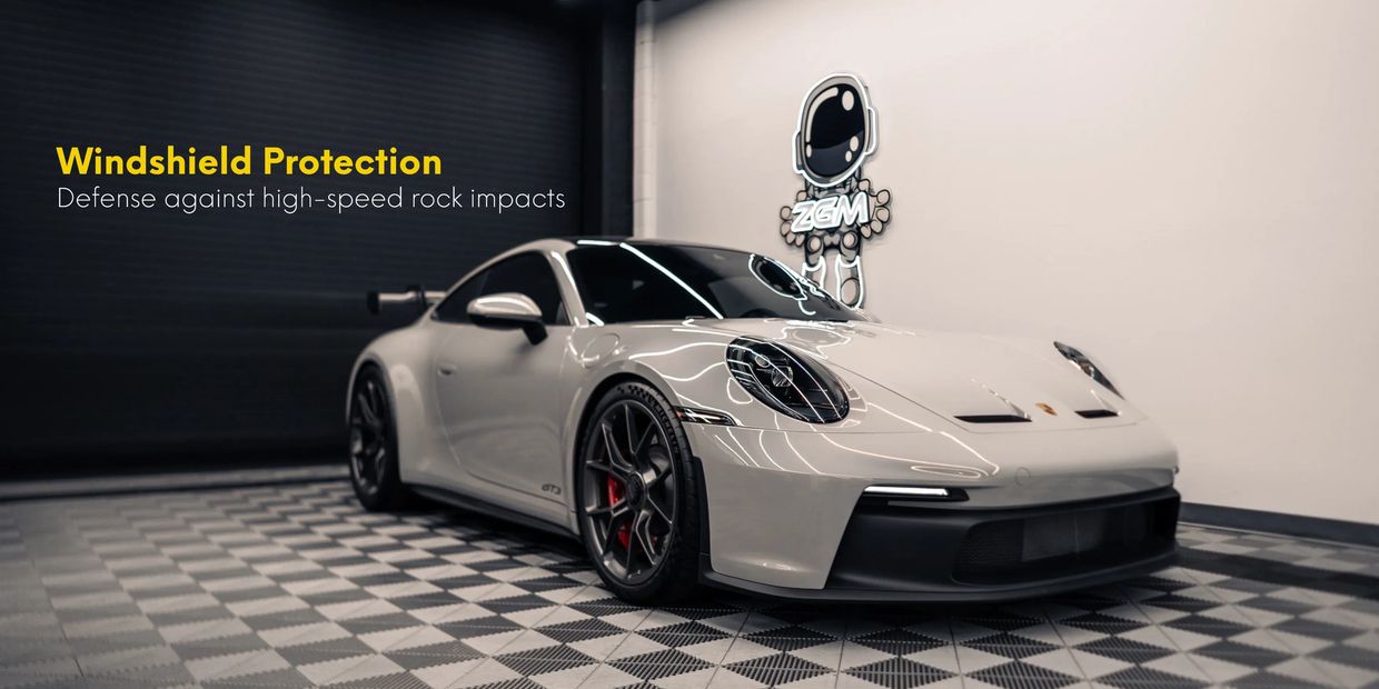 Porsche 992 GT3 Clearplex Windshield Protection Film