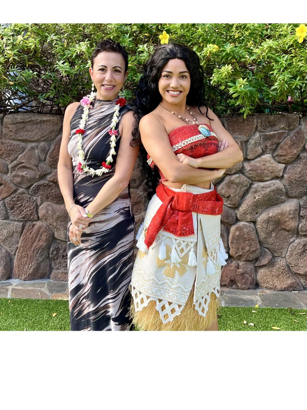 Chilling with Moana at Aulani, a Disney Resort & Spa in Hawaii