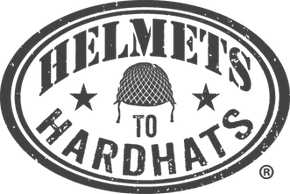 Helmet's to Hardhats logo with a helmet graphic.