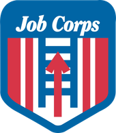 Job Corps logo with patriotic design.