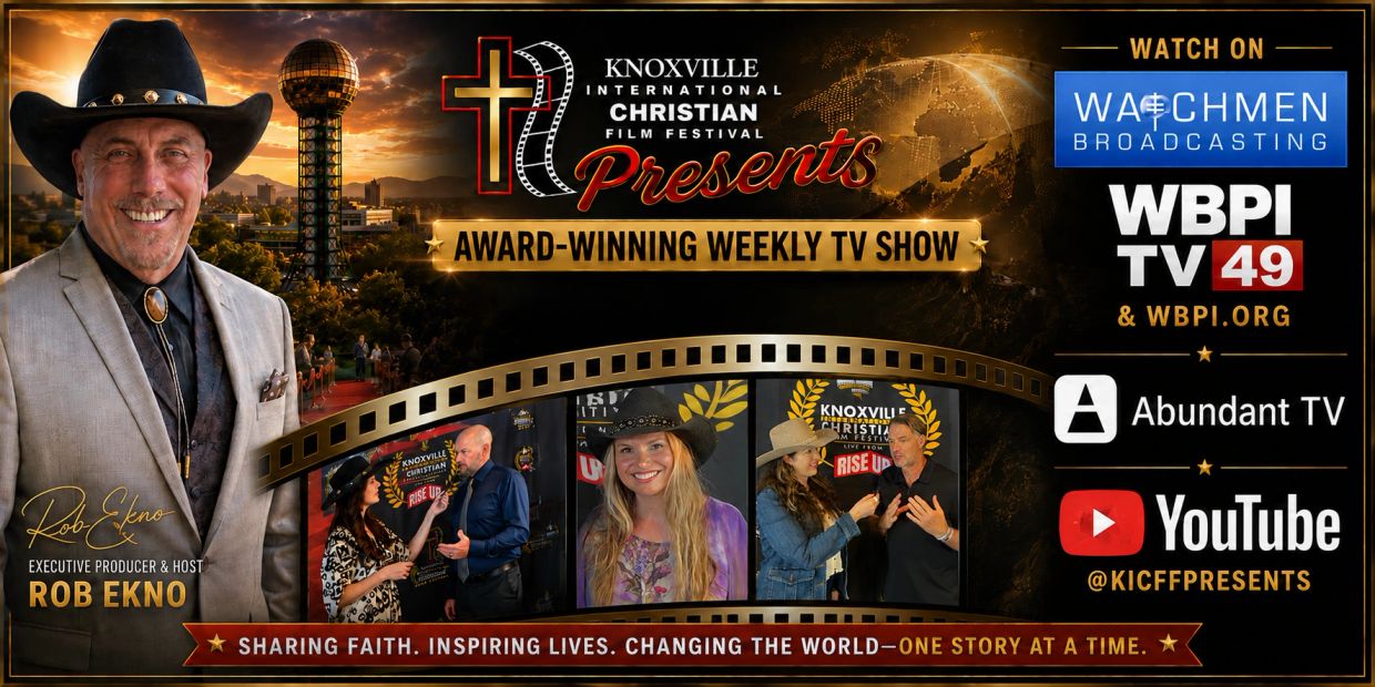 Knoxville Christian Film Festival weekly TV show with Rob Ekno as host.