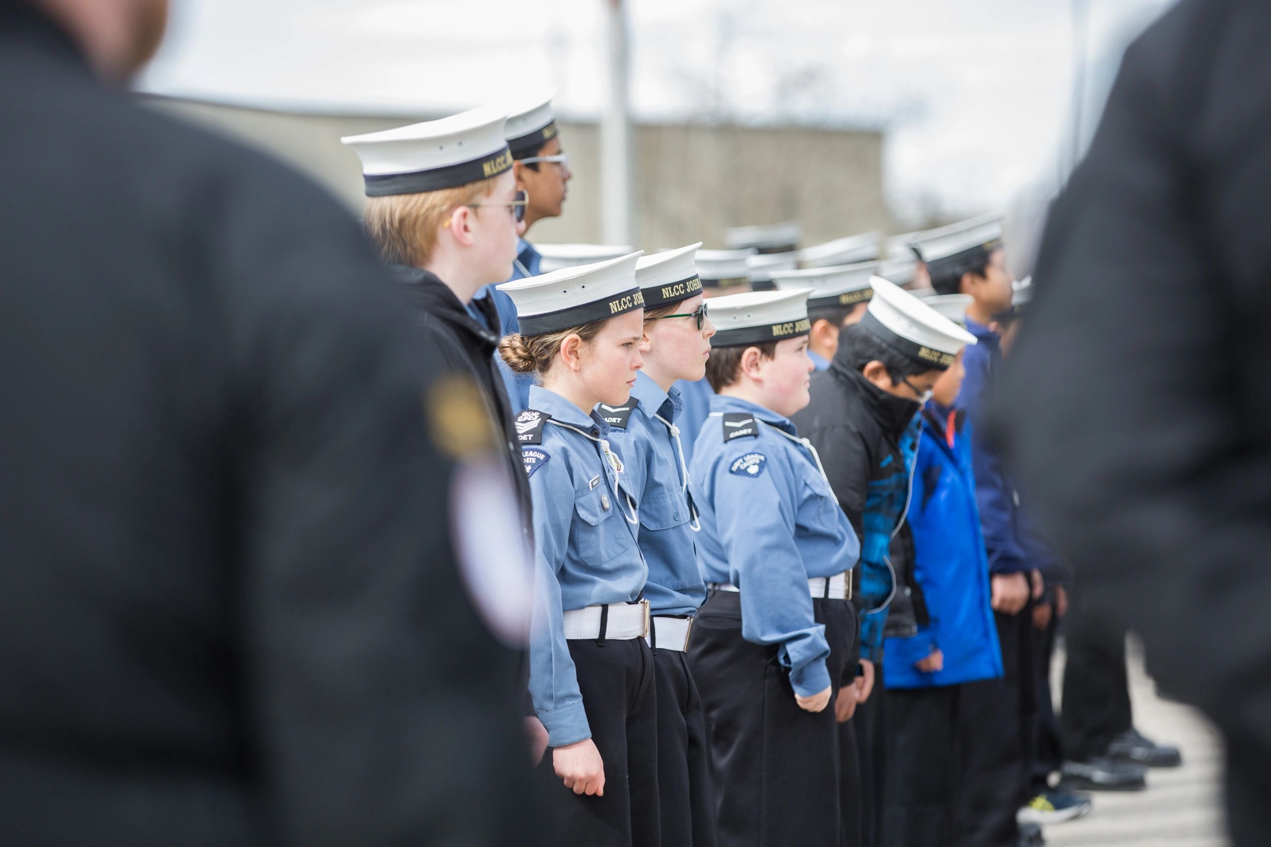 Uniform Issue Uniform Issue for New Cadets at NLCC John A. Hamilton