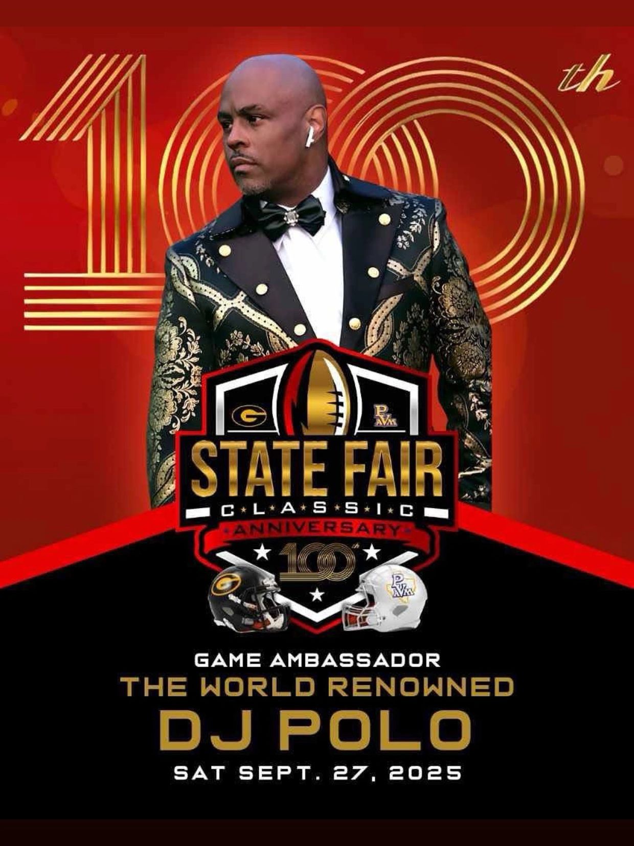 📣 DJ Polo Rush. 🌟 🎶  💿 🎧 
Hands all up for this one here. 👏 
 Grand Ambassador 2025 
