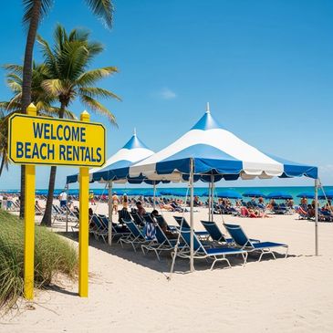 Sunny Isles , hollande beach chairs and tent rentals