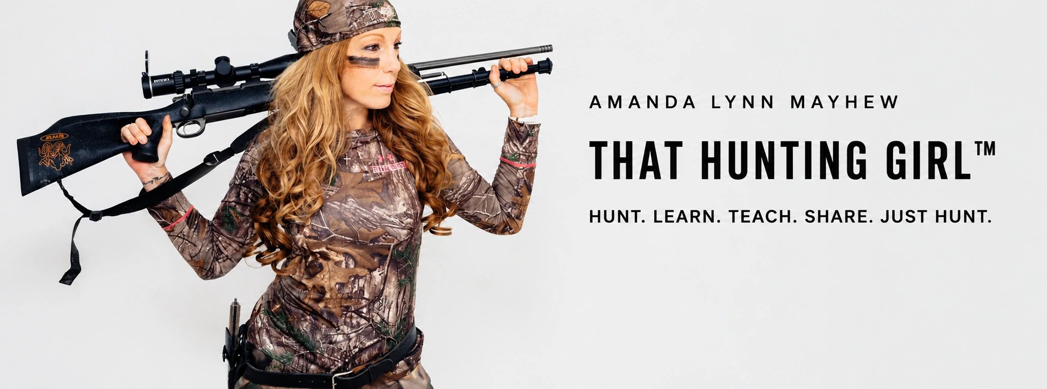 Amanda Lynn Mayhew — That Hunting Girl, Canadian hunter, and host of That Hunting Girl TV.