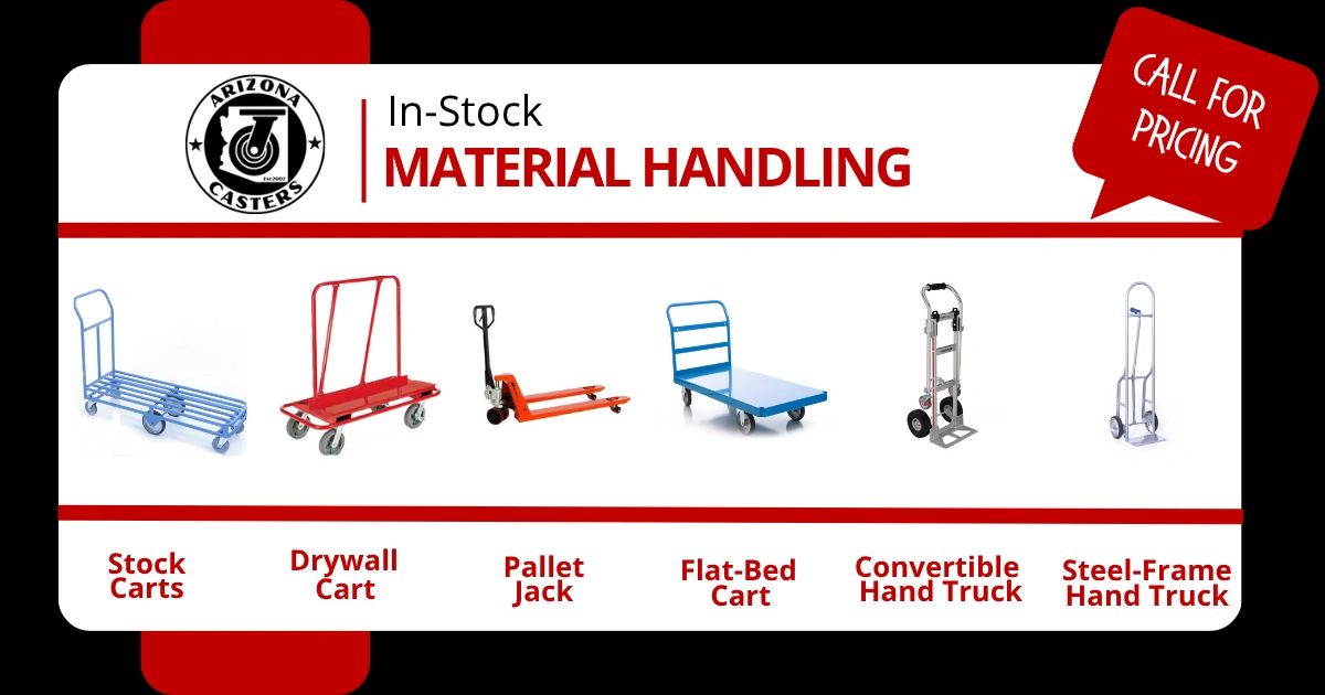 STOCK CARTS, DRYWALL CARTS, PALLET JACKS, FLAT-BED CARTS, CONVERTIBLE HAND TRUCIS, HAND TRUCKS
