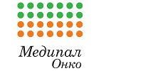Logo with green and orange dots and Russian text.