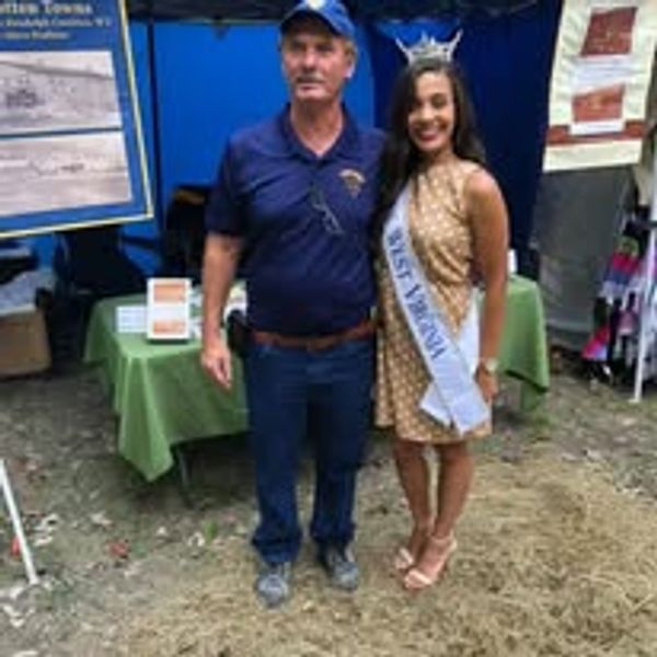 Steve & Madeline Collins at the Forest Festival.