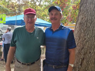 Mick Cooper & Steve at the Mountain State Forest Festival in Elkins, WV.
