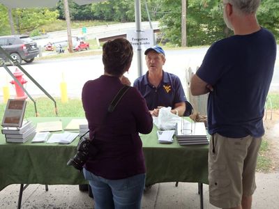 Book signing at Cass, WV.