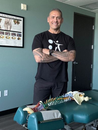 Dr. John at the office of thestretchdoc