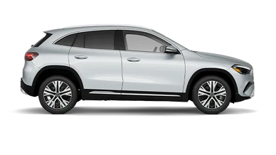 Silver modern compact SUV with sleek design and tinted windows.