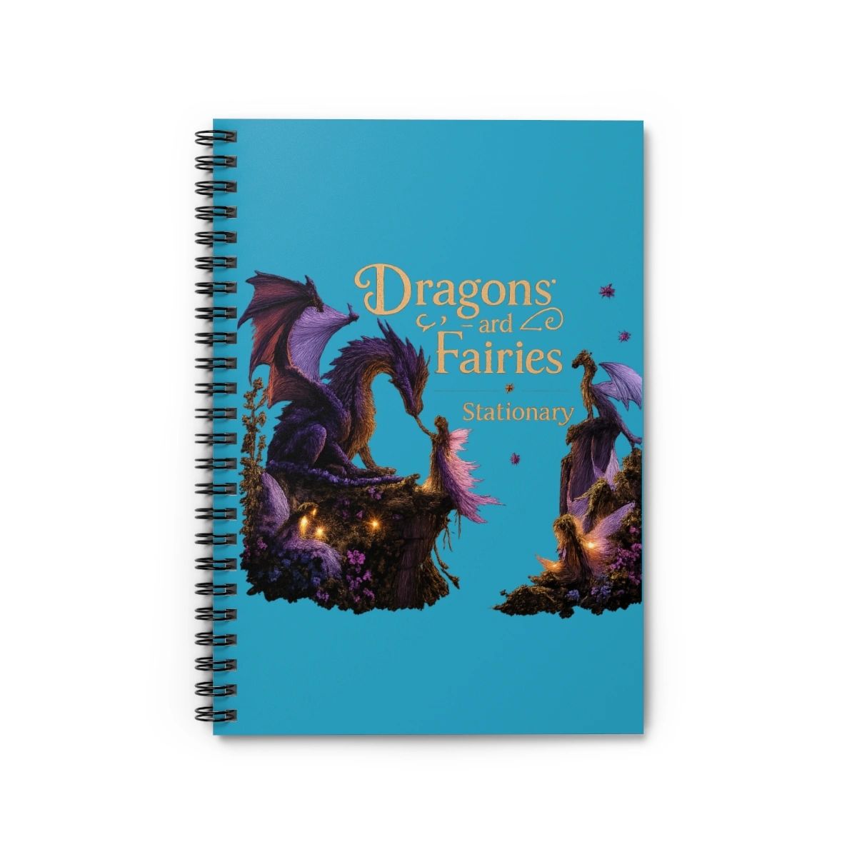 Dragons and Fairies Stationary notebook