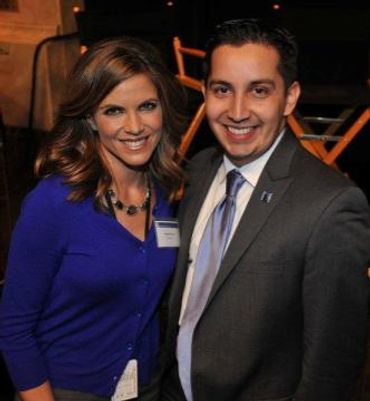 NBC News Journalist Natalie Morales with Miguel Lopez