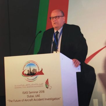 Speaker at ISASI Seminar 2018 in Dubai.