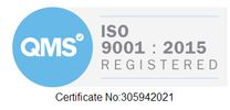 We are now  certified under ISO (International Organisation for Standardisation) 9001 for Quality Ma