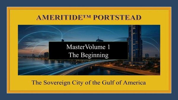 Cover image for Ameritide Portstead, titled 'MasterVolume 1 The Beginning'.