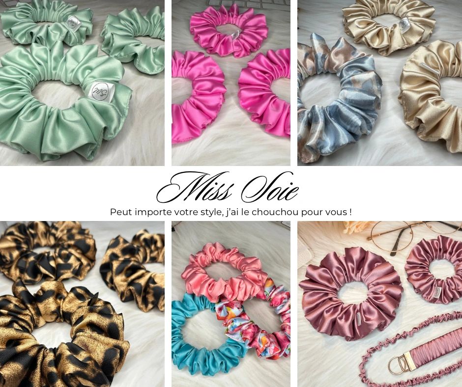 Hairburst Satin Scrunchie - CADEAU! Élastique à cheveux en satin