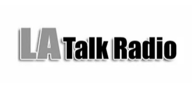 LA Talk Radio Logo for interview featuring Seth Thomas Hall and Rachel Kove
