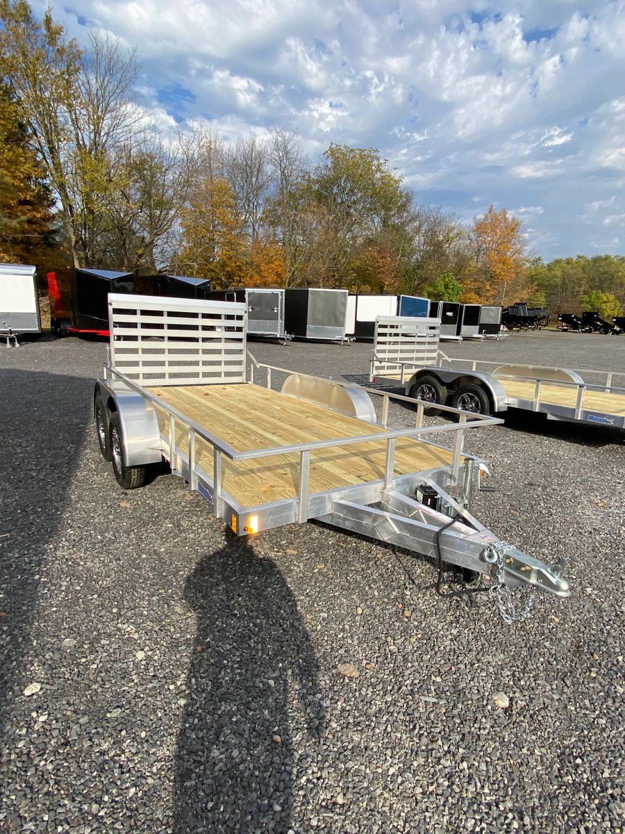 2024 Mission All Aluminum 6 5x14ft Landscape Utility Trailer   Rs=w 1200,h 1200