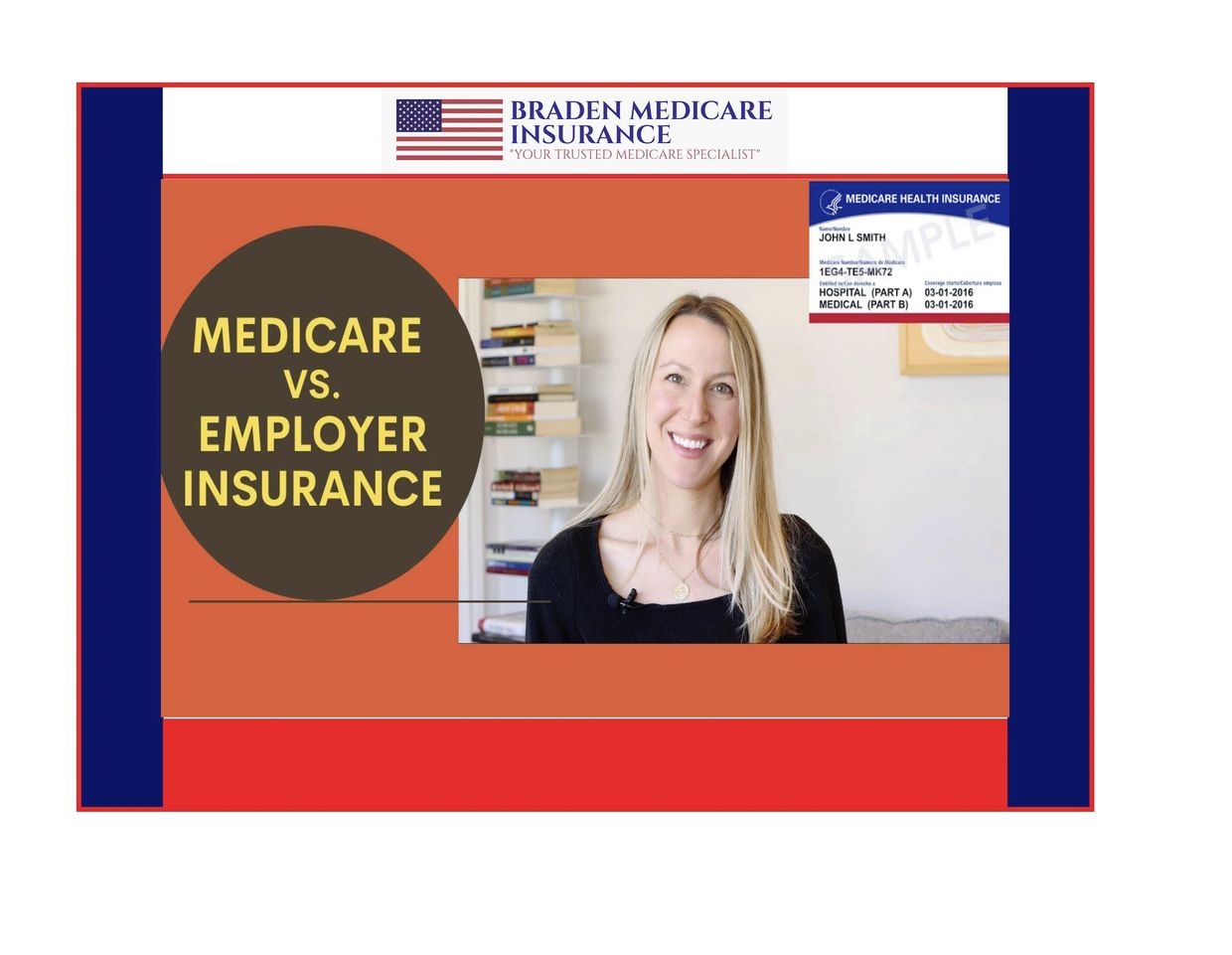 Medicare Vs Employer Insurance Poster #Getting Started With Medicare #Employer Coverage 