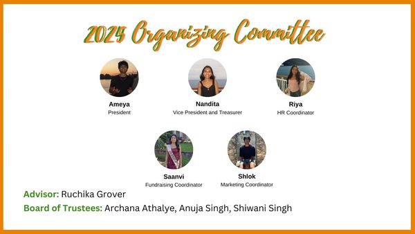2025 Organizing Committee members with roles and advisors listed.