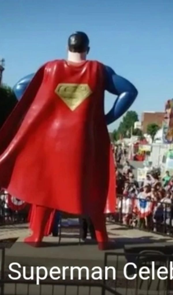 Superman Celebation at Superman square in Metropolis Illinois