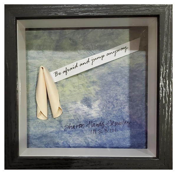 Fortune cookie 5x5 inches $25.00 plus $7.00 shipping.