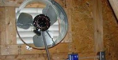Attic fan and proper ventilation 