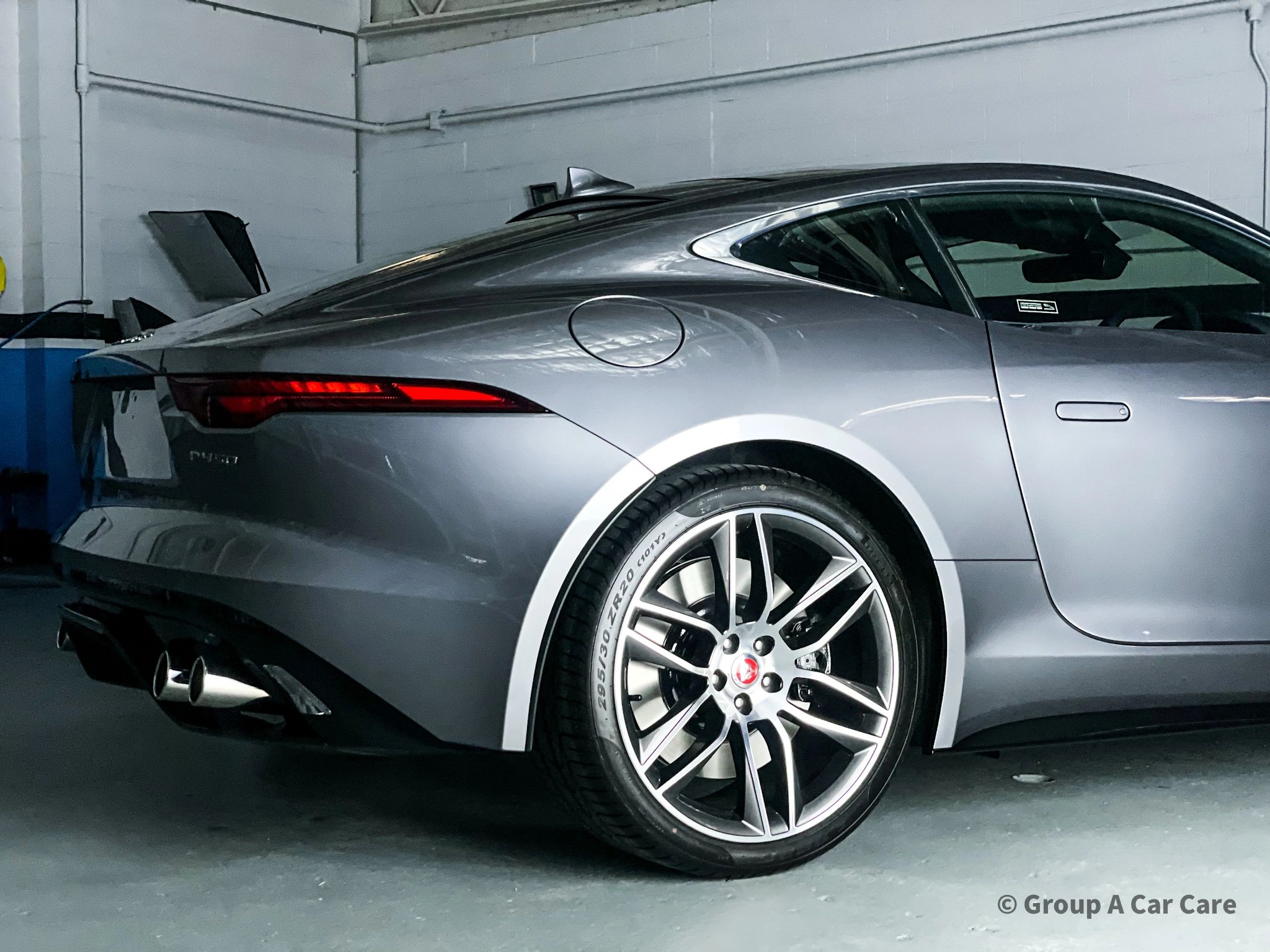 Ceramic Paint Protection on Jaguar F-type. Washing made easy with ceramic paint coating