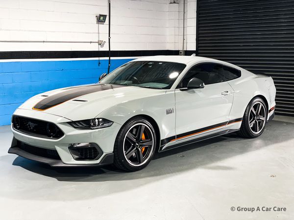 Ford Mustang Mach 1 paint protected with graphene ceramic coating