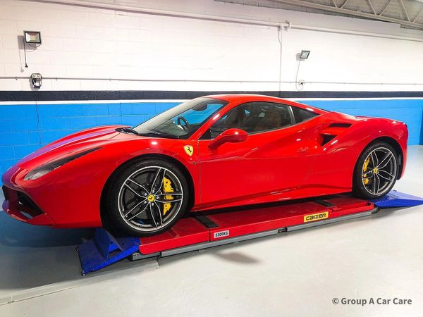 Ferrari 488 completed with ceramic paint protection 