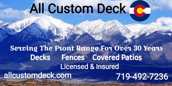 All Custom Deck's Serving for over 30 years
