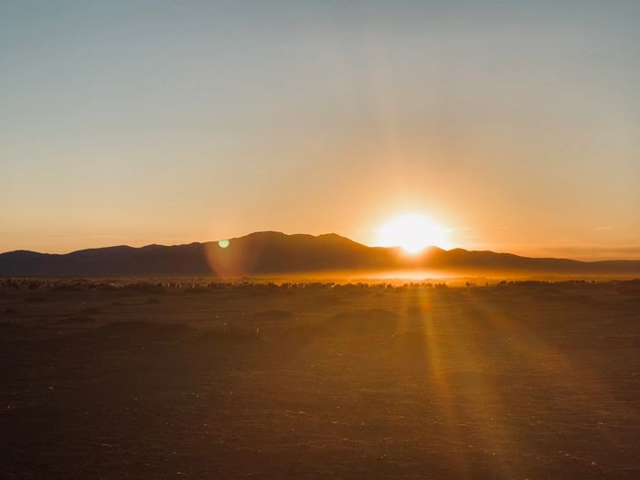 Sunset in Mongolia: 2022