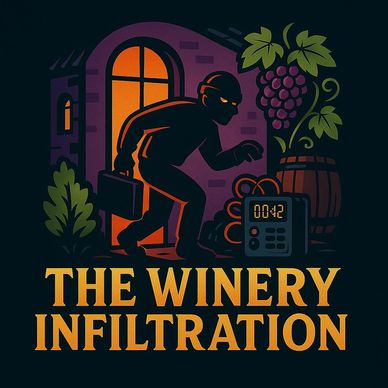 Winery espionage.